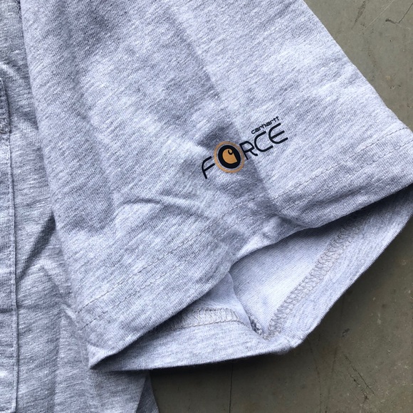 🆕Carhartt Polo Short Sleeve Relaxed Fit Shirt ~ Size Small - Picture 4 of 5